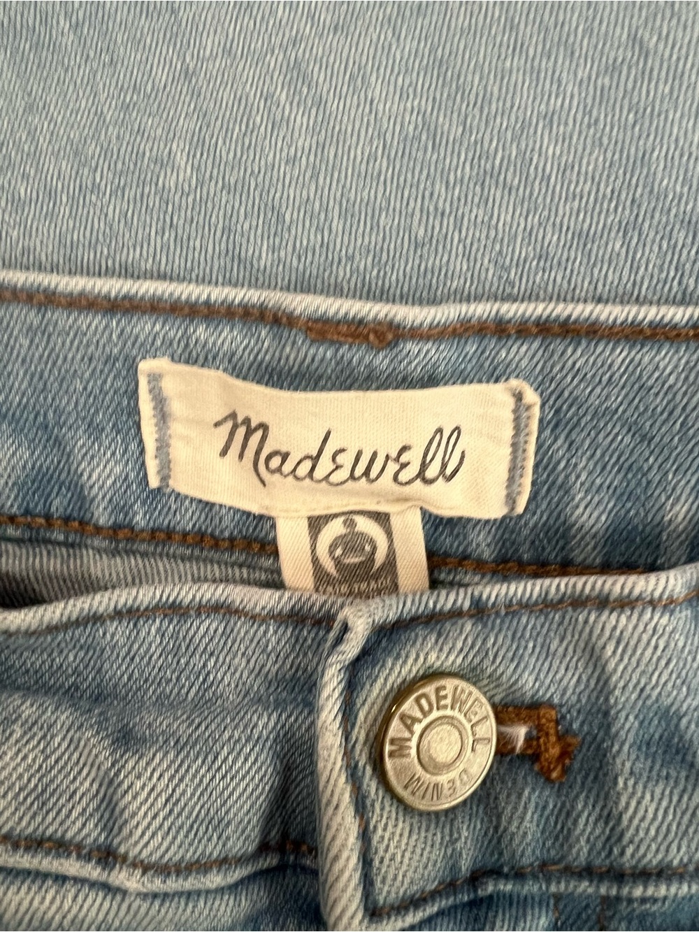 Madewell  Slim wide leg Crop jeans size 26 - Picture 9 of 10